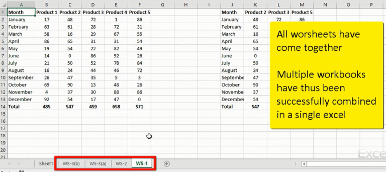 How To Combine Multiple Excel Workbooks Into One Workbook Excel Junction 4214